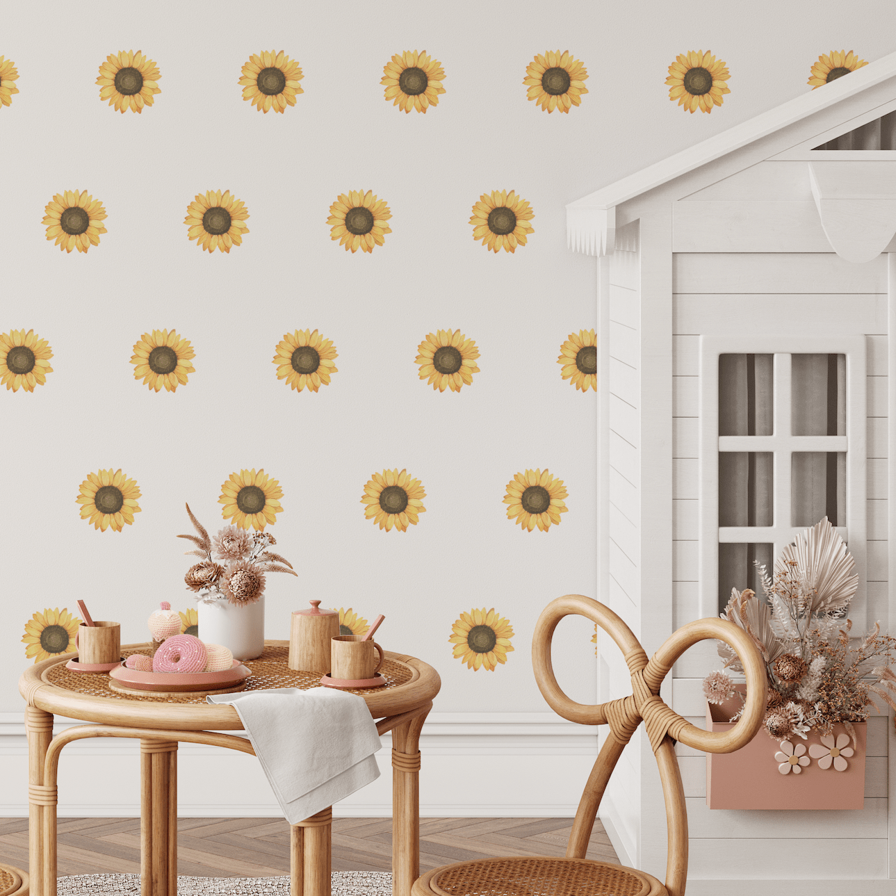 Mini Sunflower Wall Decals