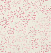 Sally Pink Foliage Farmhouse Wallpaper