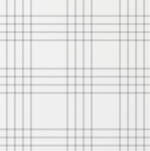 Alan Grey Plaid Farmhouse Wallpaper