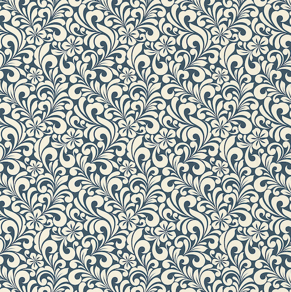 Scarlett Heritage Rustic Blue Farmhouse Wallpaper