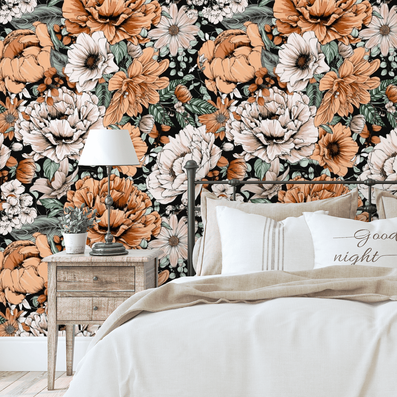 Maggie Floral Meadows Farmhouse Wallpaper