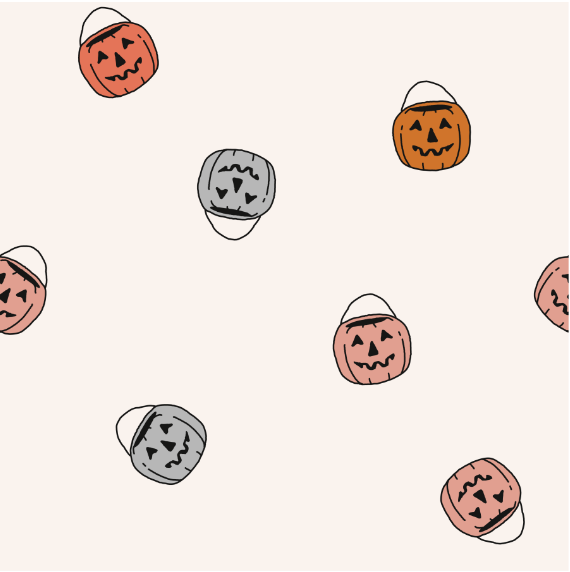 Colourful Pumpkins Self-Adhesive Halloween Wallpaper