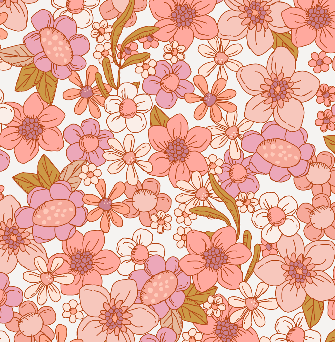 Harper Vintage Blossom Floral Boho Wallpaper – Tiny Walls