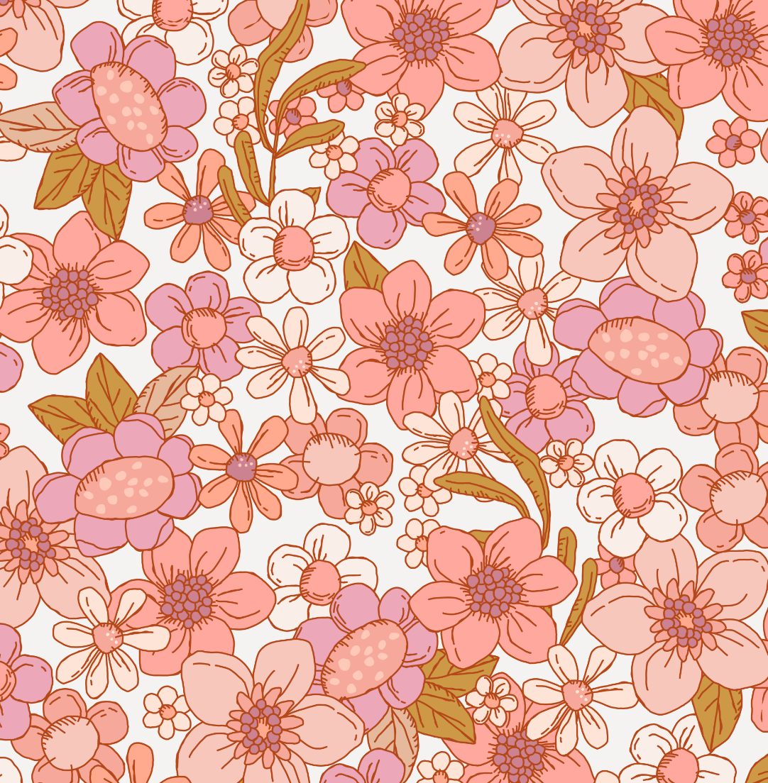 Harper Vintage Blossom Floral Wallpaper