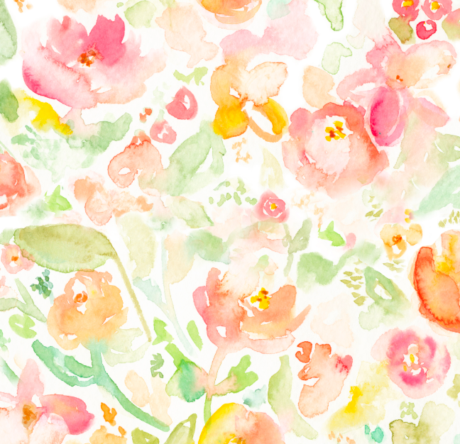 Helena Garden Flowers Wallpaper