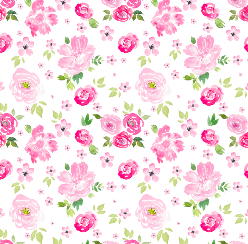 Isabella Pastel Pink Floral Rose Kids Room Wallpaper