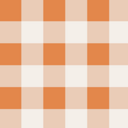 Checkers Gingham Burnt Orange