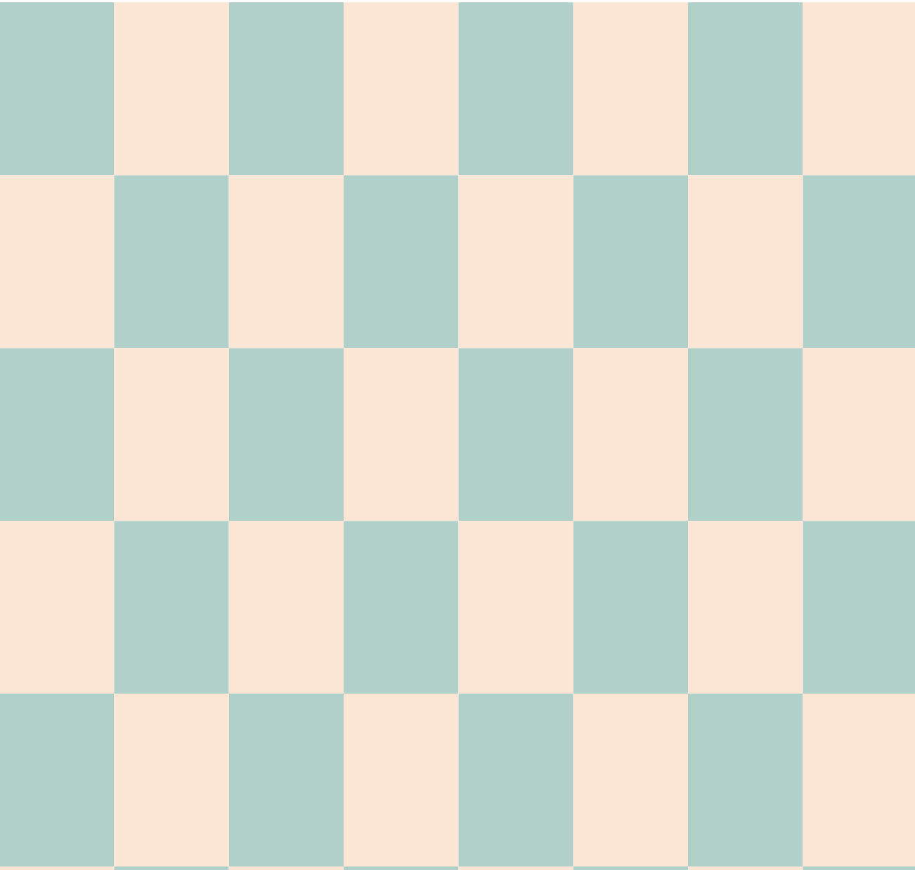 Seafoam Blue Checkered Wallpaper