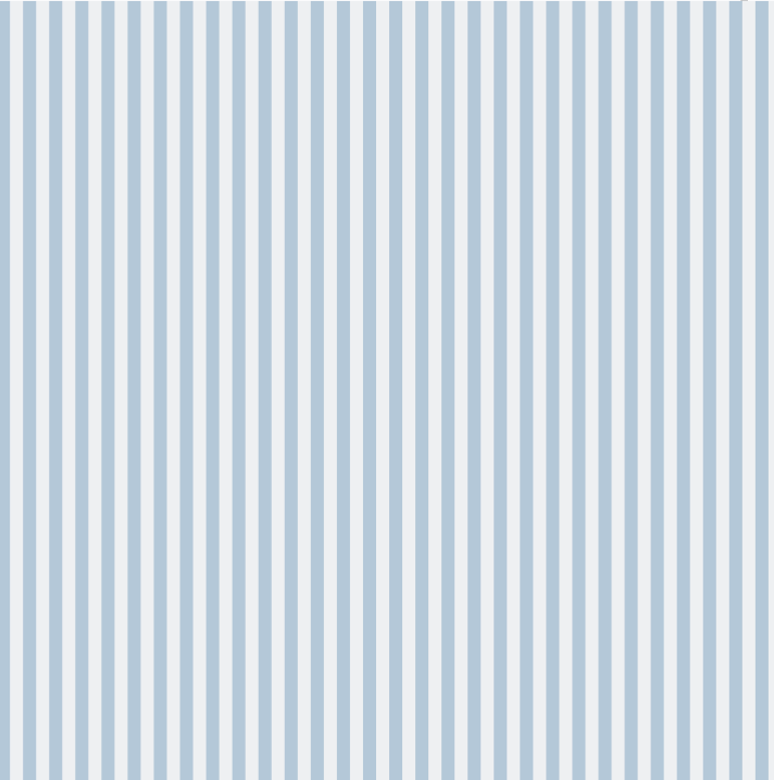 Mini Stripes French Blue Hamptons Wallpaper