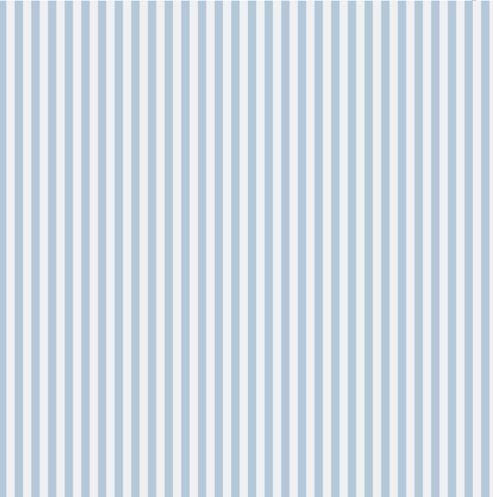 Close-up of Mini Stripes French Blue wallpaper showing fine blue Hamptons stripes
