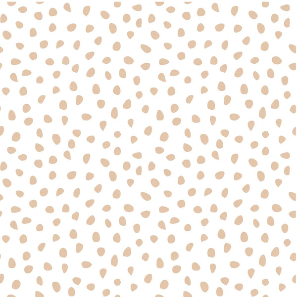 Beige Speckled Spots Minimalist Wallpaper