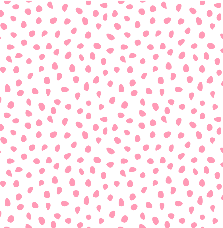 Candy Pink Spots Minimalist Wallpaper
