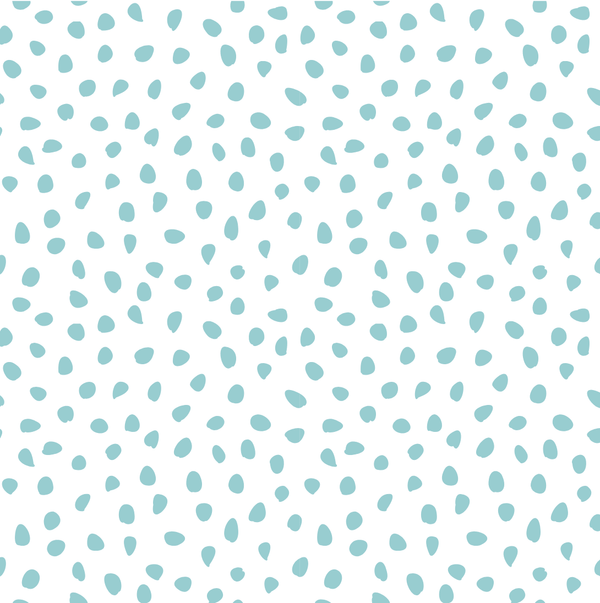 Seafoam Spots Minimalist Nursery Wallpaper