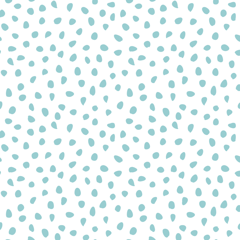Seafoam Spots Minimalist Nursery Wallpaper