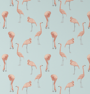 Fleur Flamingo Wallpaper