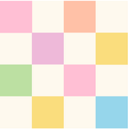 Colourful Checkers Danish Pastels Wallpaper