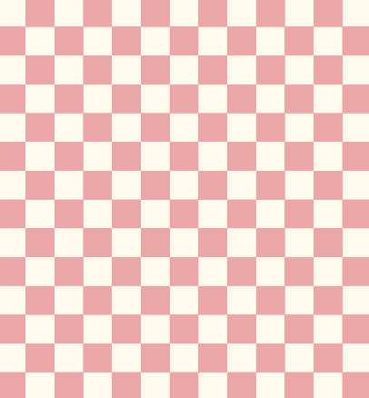 Small Checkers Pink Arch Decal