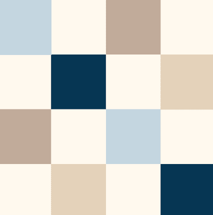 Blue Checkers Arch Decal