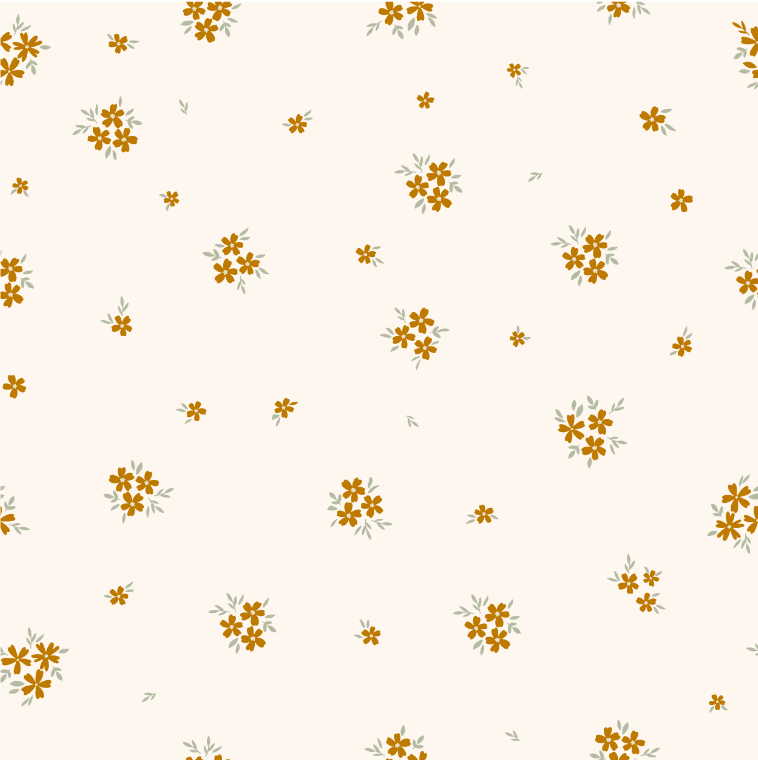 Matilda Rust Dainty Floral Wallpaper