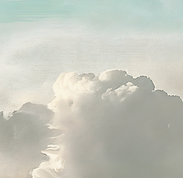 Zenith Cloudy Sky Wall Mural