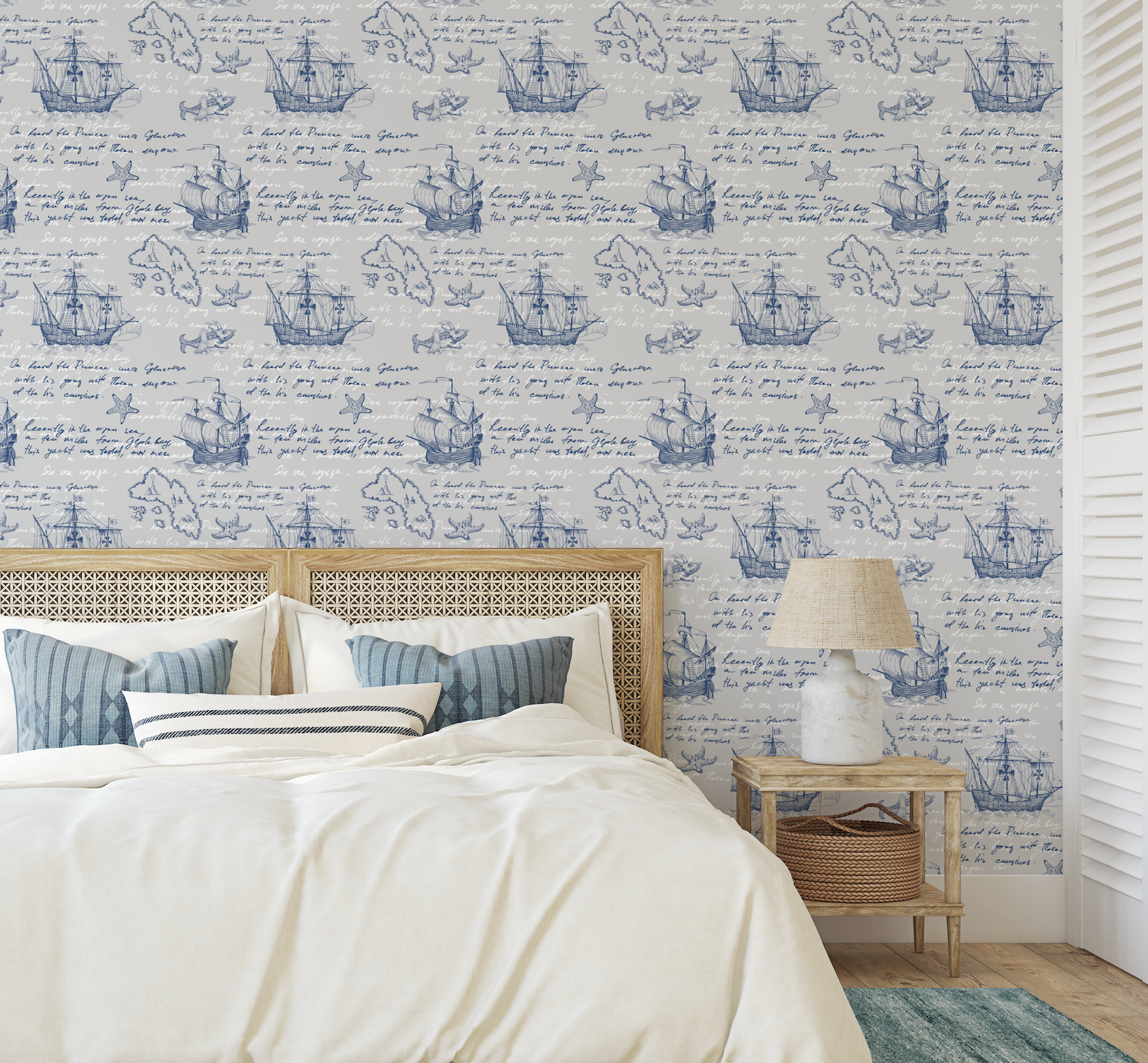 Sailor Vintage Nautical Wallpaper