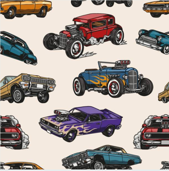 Hot Rods Kids Car Wallpaper