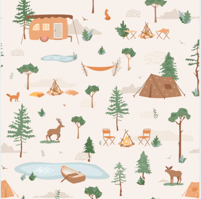 Hunter Camping Kids Wallpaper