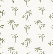 Andy Olive Tropical Palms Beachhouse Wallpaper