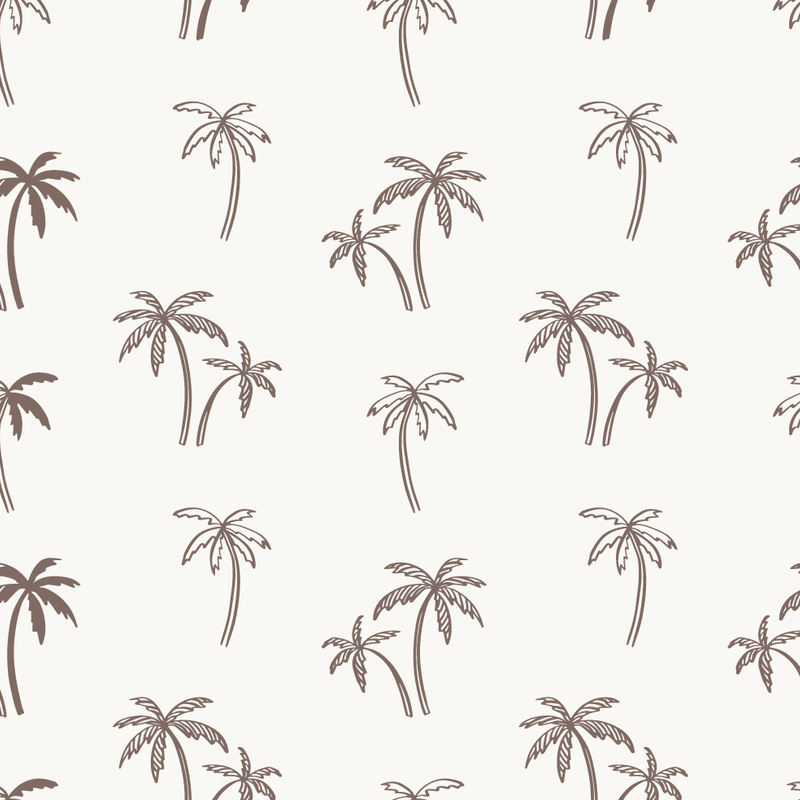 Andy Tropical Palms Beachhouse Wallpaper