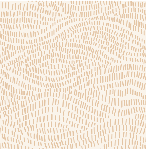 Close-up of Zane Beige wallpaper showing short beige dashes in a swirling texture
