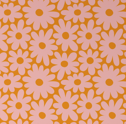 Sierra Retro Floral Pattern Wallpaper