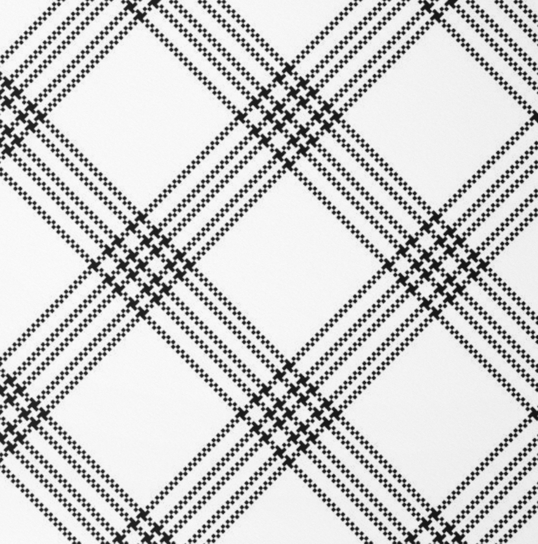 Tarten Check Black Wallpaper