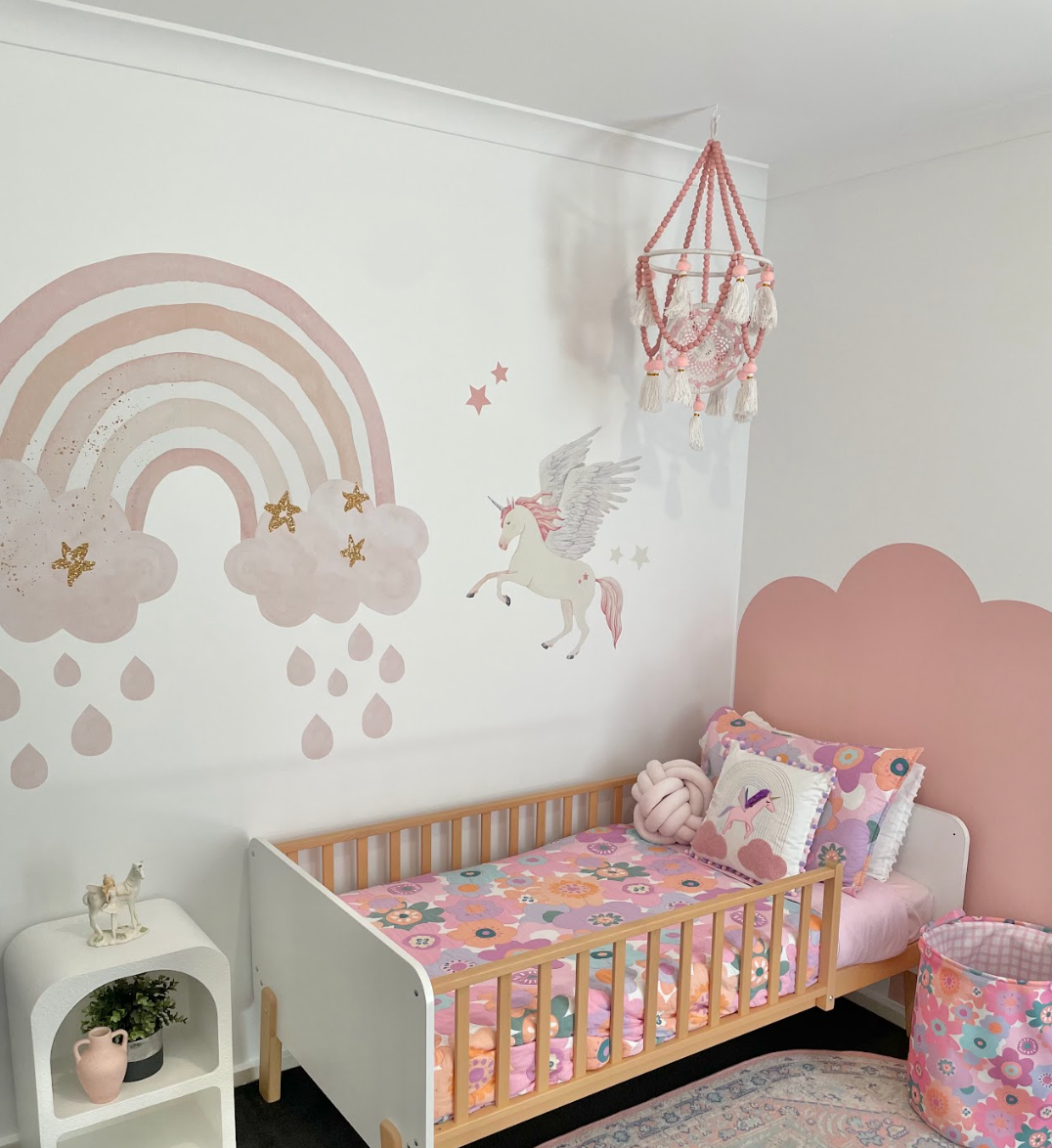 Rainbow Dreams Jumbo Pink Pastel Wall Decals