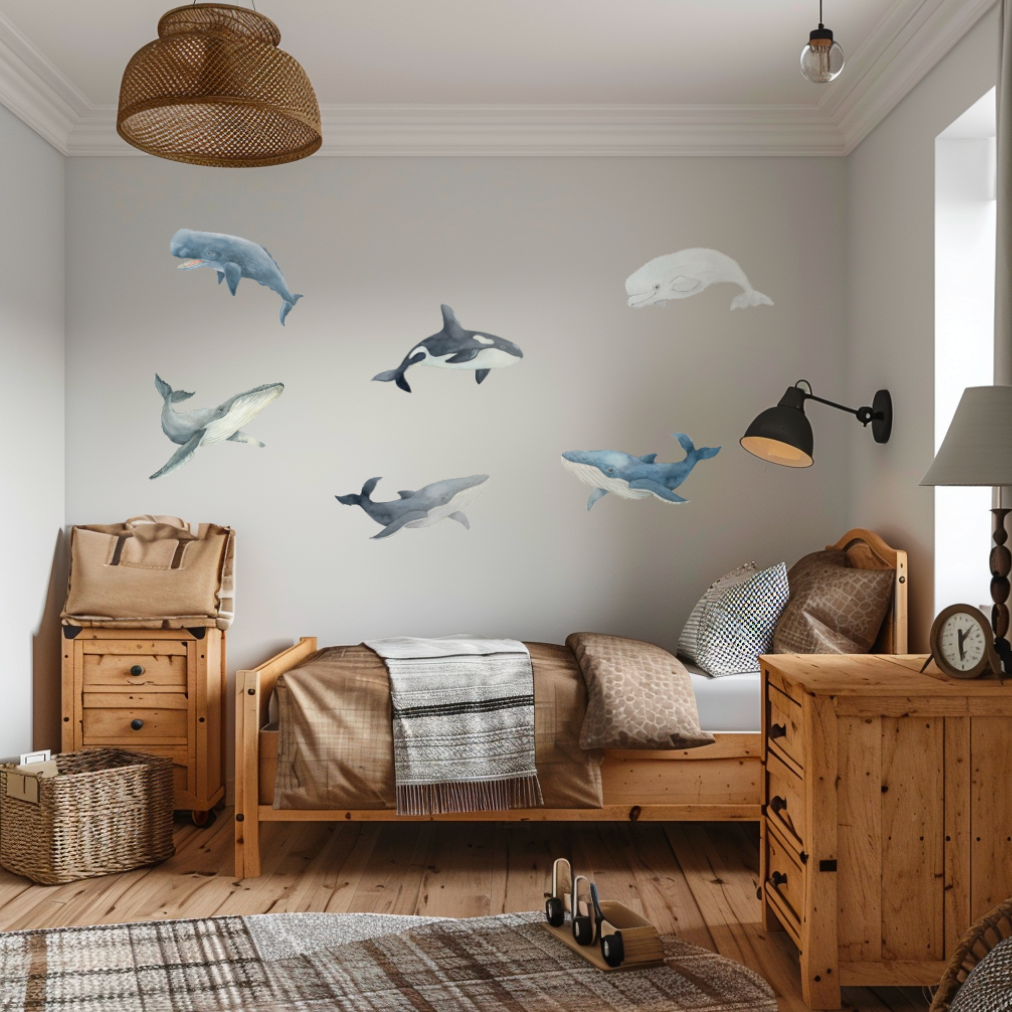 Whale Wall Decals