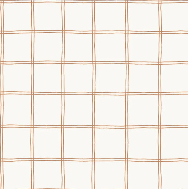 Austin Grid Rust Wallpaper
