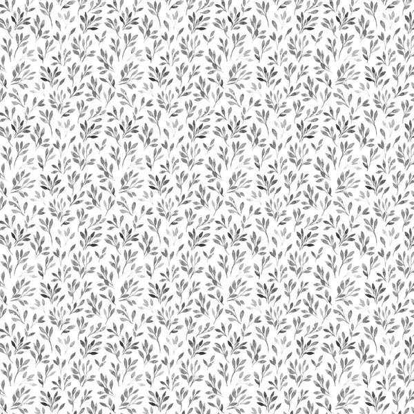 Albie Black Rustic Foliage Wallpaper