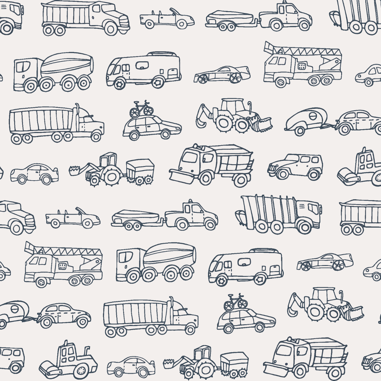 Bobby Vintage Transport Cars Wallpaper