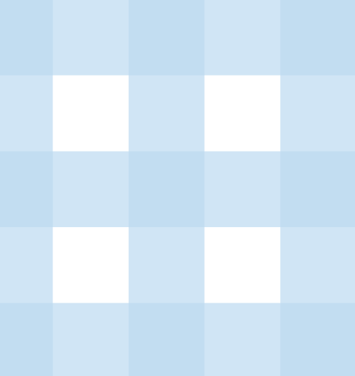 Gingham Sky Blue Check Arch Decal