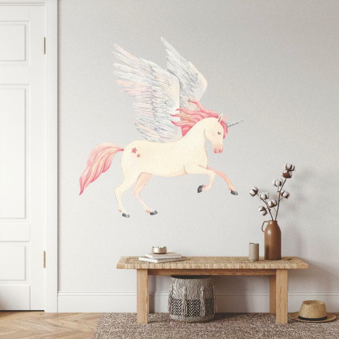 Flying Unicorn Wall Decals