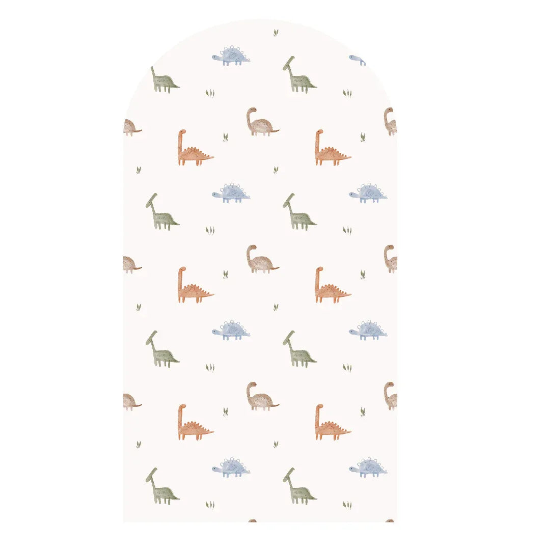 Archer dinosaur arch decal shown as a full arch panel