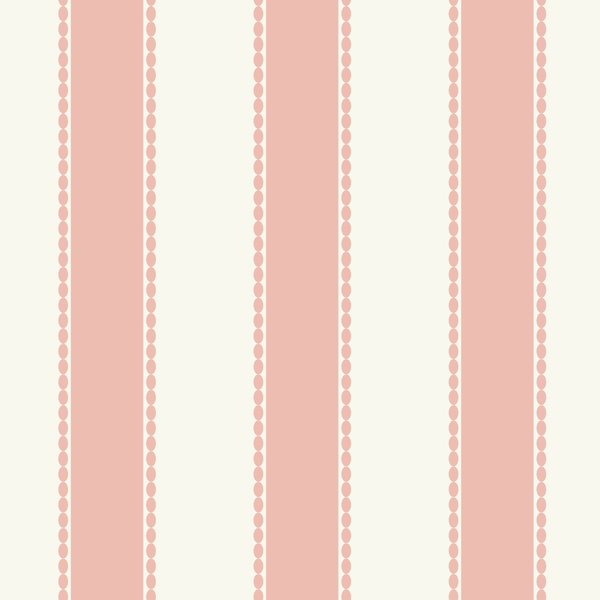 Henrietta Pink Stripes Wallpaper