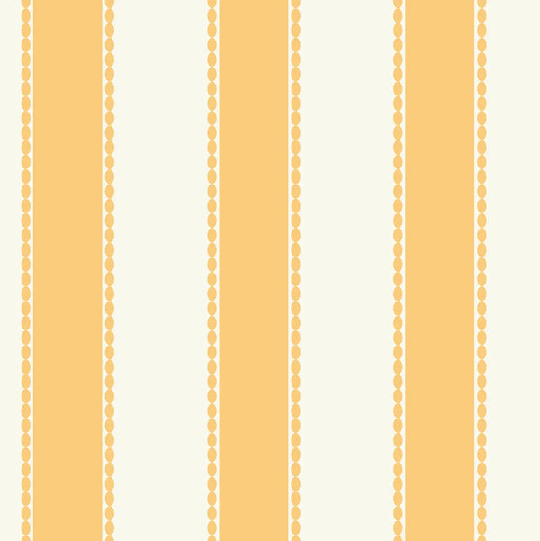 Henrietta Butterscotch Stripes Wallpaper