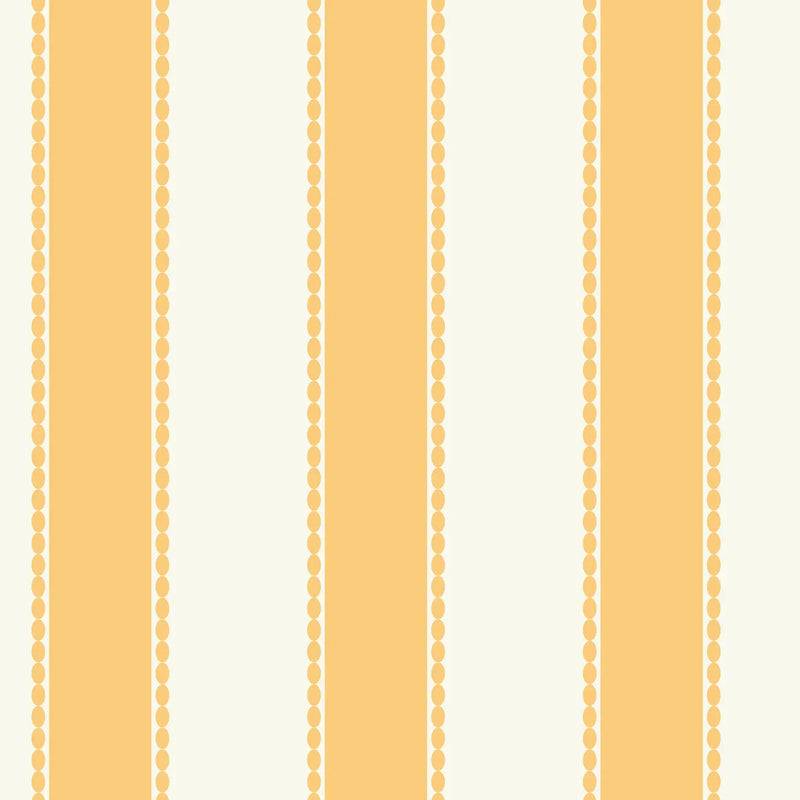 Henrietta Butterscotch Stripes Wallpaper