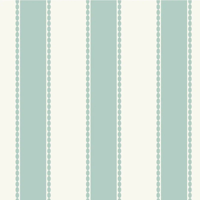 Henrietta Mist Stripes Wallpaper