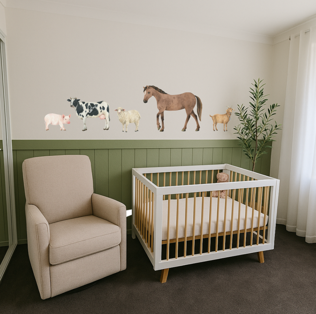 Farm Animal & Gum Tree Wall Decal BUNDLE PACKS