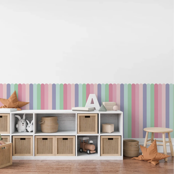 Half Wall Panels - Cotton Candy