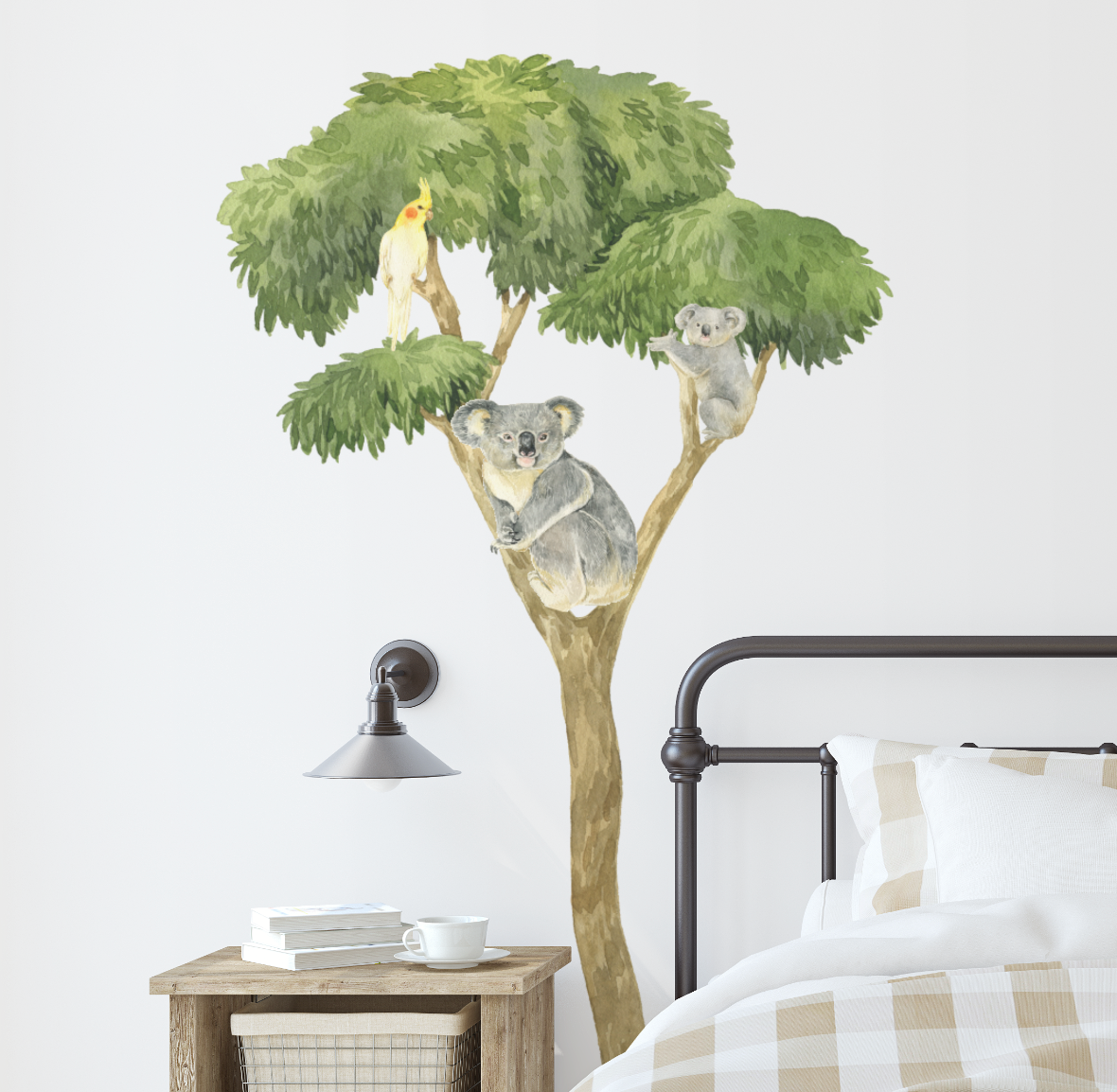 Mother and Baby Koala Pair