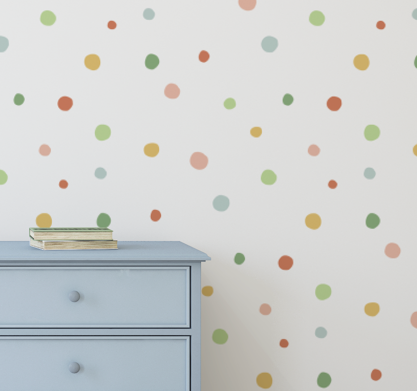 Sunset Glow Spot Wall Decals