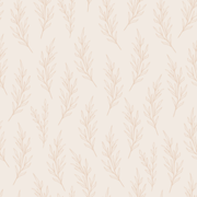 Vera Natural Dried Foliage Minimalist Wallpaper