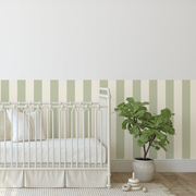 Half Wall Panels - Wide Stripe